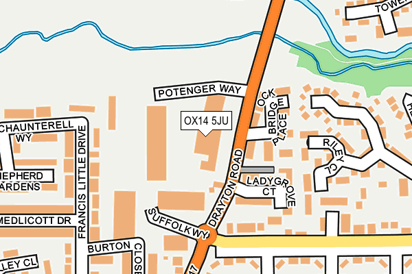 OX14 5JU map - OS OpenMap – Local (Ordnance Survey) OX14 5JU map - OS OpenMap – Local (Ordnance Survey)