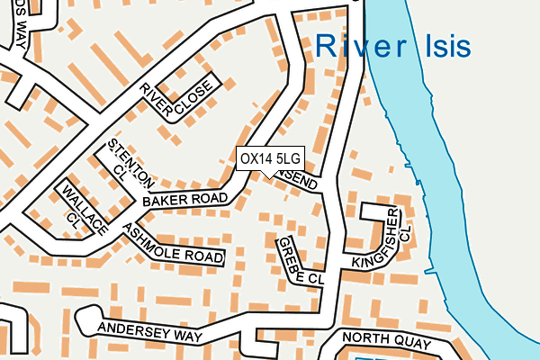 OX14 5LG map - OS OpenMap – Local (Ordnance Survey) OX14 5LG map - OS OpenMap – Local (Ordnance Survey)
