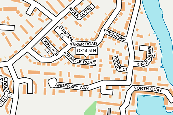 OX14 5LH map - OS OpenMap – Local (Ordnance Survey) OX14 5LH map - OS OpenMap – Local (Ordnance Survey)