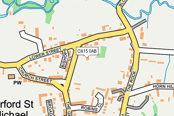 OX15 0AB map - OS OpenMap – Local (Ordnance Survey) OX15 0AB map - OS OpenMap – Local (Ordnance Survey)