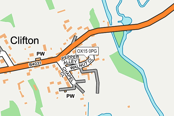 OX15 0PG map - OS OpenMap – Local (Ordnance Survey) OX15 0PG map - OS OpenMap – Local (Ordnance Survey)