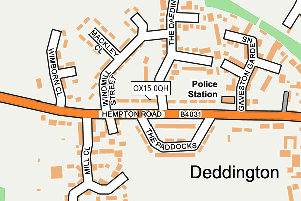 OX15 0QH map - OS OpenMap – Local (Ordnance Survey) OX15 0QH map - OS OpenMap – Local (Ordnance Survey)