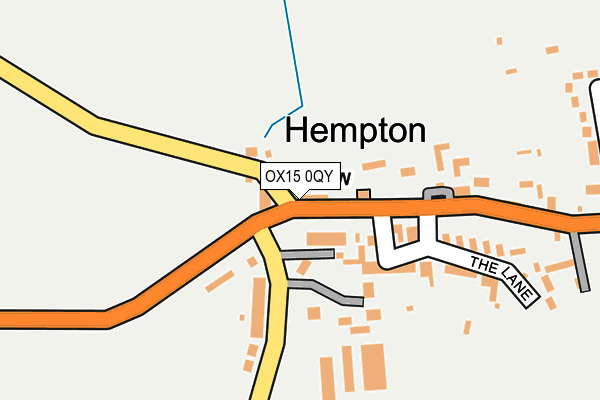OX15 0QY map - OS OpenMap – Local (Ordnance Survey) OX15 0QY map - OS OpenMap – Local (Ordnance Survey)