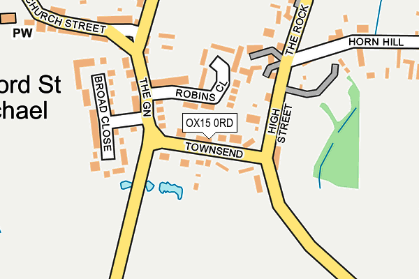 OX15 0RD map - OS OpenMap – Local (Ordnance Survey) OX15 0RD map - OS OpenMap – Local (Ordnance Survey)