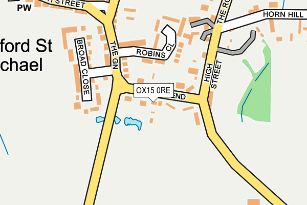 OX15 0RE map - OS OpenMap – Local (Ordnance Survey) OX15 0RE map - OS OpenMap – Local (Ordnance Survey)