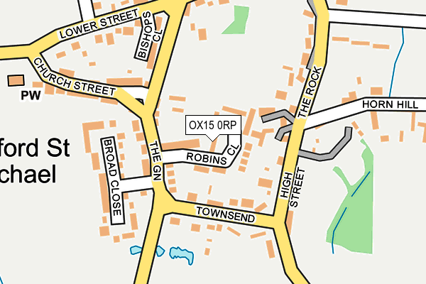 OX15 0RP map - OS OpenMap – Local (Ordnance Survey) OX15 0RP map - OS OpenMap – Local (Ordnance Survey)