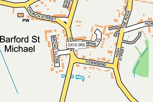 OX15 0RS map - OS OpenMap – Local (Ordnance Survey) OX15 0RS map - OS OpenMap – Local (Ordnance Survey)