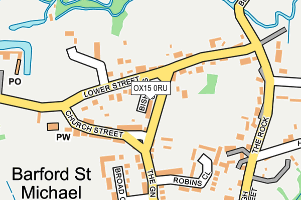OX15 0RU map - OS OpenMap – Local (Ordnance Survey) OX15 0RU map - OS OpenMap – Local (Ordnance Survey)