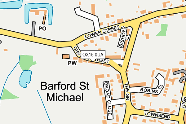 OX15 0UA map - OS OpenMap – Local (Ordnance Survey) OX15 0UA map - OS OpenMap – Local (Ordnance Survey)