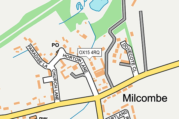OX15 4RQ map - OS OpenMap – Local (Ordnance Survey)