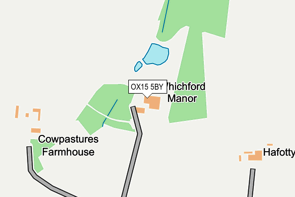OX15 5BY map - OS OpenMap – Local (Ordnance Survey) OX15 5BY map - OS OpenMap – Local (Ordnance Survey)