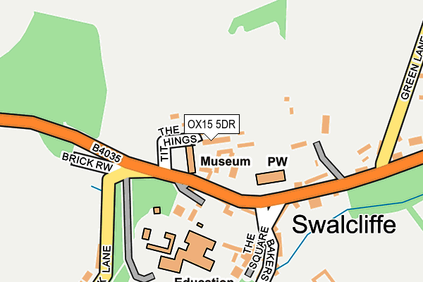 OX15 5DR map - OS OpenMap – Local (Ordnance Survey) OX15 5DR map - OS OpenMap – Local (Ordnance Survey)