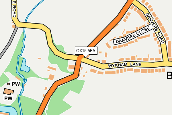OX15 5EA map - OS OpenMap – Local (Ordnance Survey) OX15 5EA map - OS OpenMap – Local (Ordnance Survey)