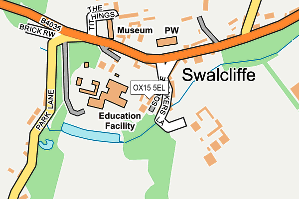 OX15 5EL map - OS OpenMap – Local (Ordnance Survey) OX15 5EL map - OS OpenMap – Local (Ordnance Survey)