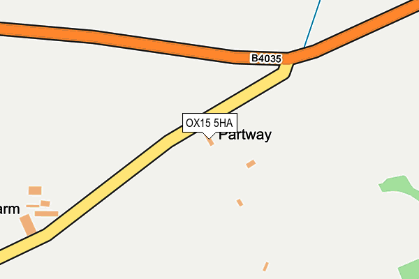 OX15 5HA map - OS OpenMap – Local (Ordnance Survey) OX15 5HA map - OS OpenMap – Local (Ordnance Survey)
