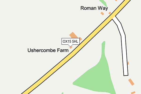 OX15 5HL map - OS OpenMap – Local (Ordnance Survey)