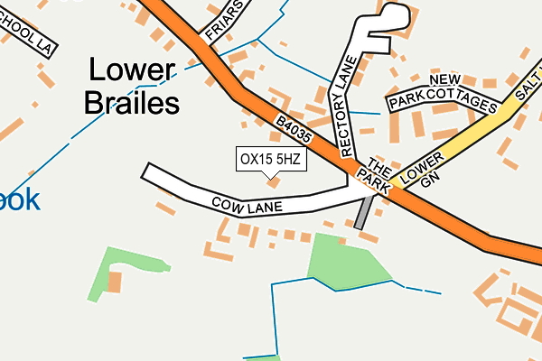 OX15 5HZ map - OS OpenMap – Local (Ordnance Survey)