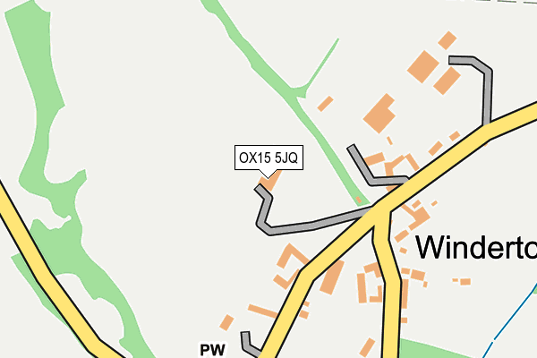 OX15 5JQ map - OS OpenMap – Local (Ordnance Survey) OX15 5JQ map - OS OpenMap – Local (Ordnance Survey)