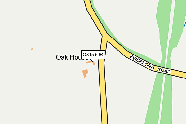 OX15 5JR map - OS OpenMap – Local (Ordnance Survey) OX15 5JR map - OS OpenMap – Local (Ordnance Survey)