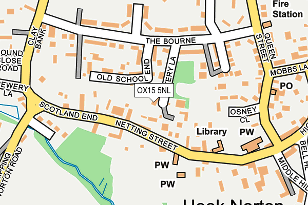 OX15 5NL map - OS OpenMap – Local (Ordnance Survey) OX15 5NL map - OS OpenMap – Local (Ordnance Survey)
