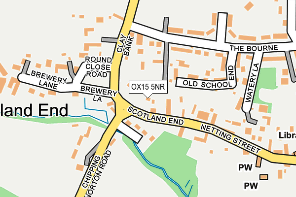 OX15 5NR map - OS OpenMap – Local (Ordnance Survey) OX15 5NR map - OS OpenMap – Local (Ordnance Survey)