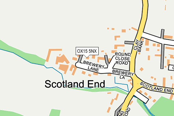 OX15 5NX map - OS OpenMap – Local (Ordnance Survey) OX15 5NX map - OS OpenMap – Local (Ordnance Survey)