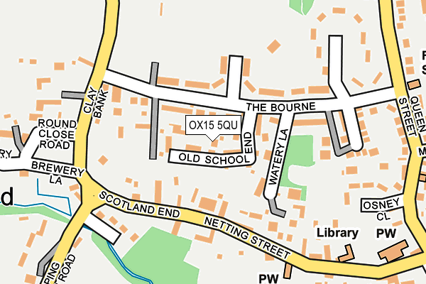 OX15 5QU map - OS OpenMap – Local (Ordnance Survey) OX15 5QU map - OS OpenMap – Local (Ordnance Survey)