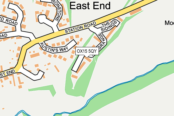 OX15 5QY map - OS OpenMap – Local (Ordnance Survey) OX15 5QY map - OS OpenMap – Local (Ordnance Survey)