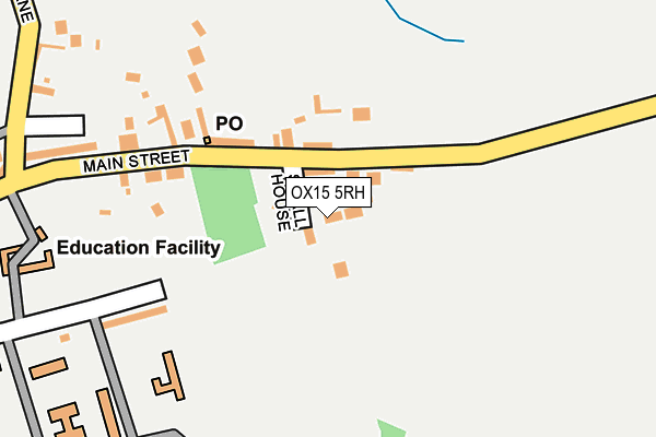 OX15 5RH map - OS OpenMap – Local (Ordnance Survey) OX15 5RH map - OS OpenMap – Local (Ordnance Survey)