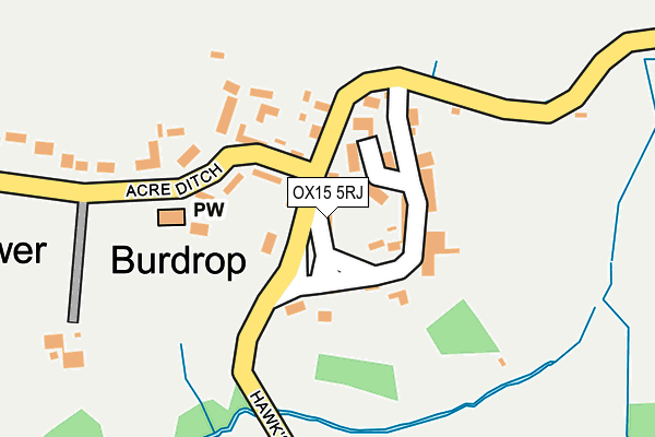 OX15 5RJ map - OS OpenMap – Local (Ordnance Survey) OX15 5RJ map - OS OpenMap – Local (Ordnance Survey)