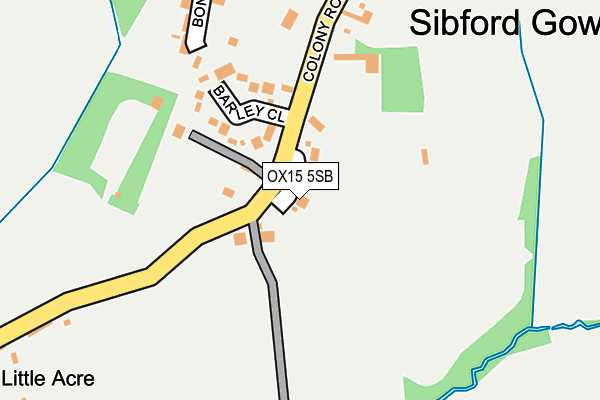 OX15 5SB map - OS OpenMap – Local (Ordnance Survey) OX15 5SB map - OS OpenMap – Local (Ordnance Survey)