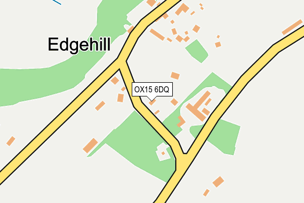 OX15 6DQ map - OS OpenMap – Local (Ordnance Survey)