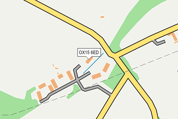 OX15 6ED map - OS OpenMap – Local (Ordnance Survey) OX15 6ED map - OS OpenMap – Local (Ordnance Survey)
