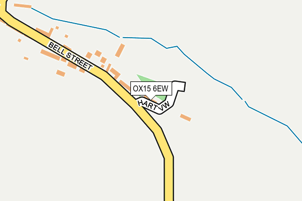 OX15 6EW map - OS OpenMap – Local (Ordnance Survey)