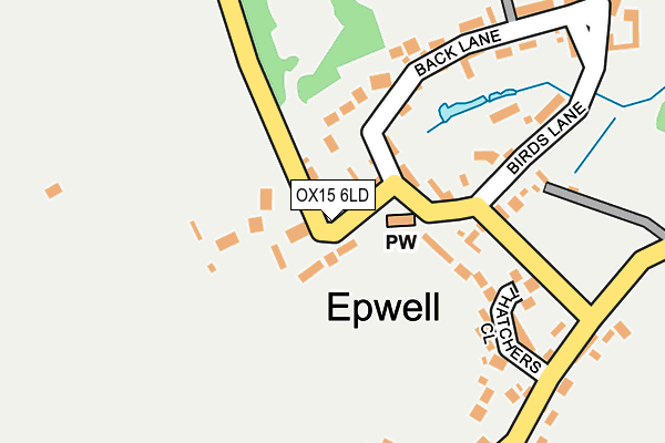 OX15 6LD map - OS OpenMap – Local (Ordnance Survey)