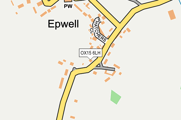 OX15 6LH map - OS OpenMap – Local (Ordnance Survey) OX15 6LH map - OS OpenMap – Local (Ordnance Survey)