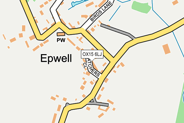 OX15 6LJ map - OS OpenMap – Local (Ordnance Survey) OX15 6LJ map - OS OpenMap – Local (Ordnance Survey)