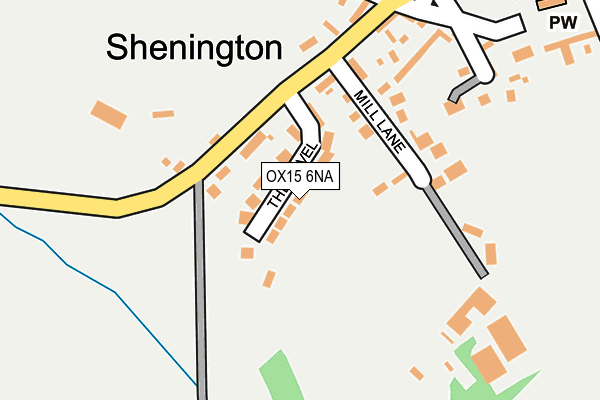 OX15 6NA map - OS OpenMap – Local (Ordnance Survey) OX15 6NA map - OS OpenMap – Local (Ordnance Survey)