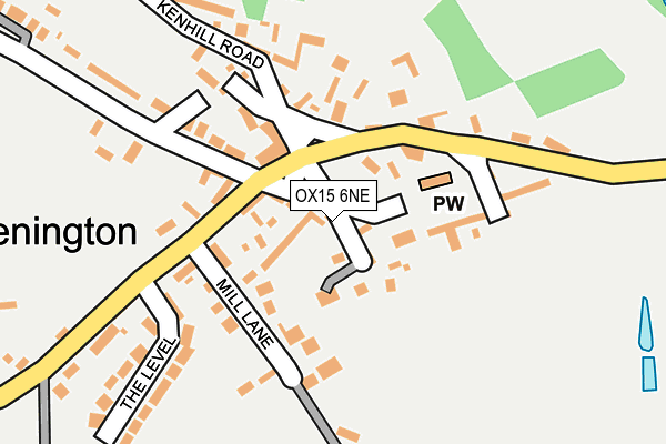 OX15 6NE map - OS OpenMap – Local (Ordnance Survey) OX15 6NE map - OS OpenMap – Local (Ordnance Survey)