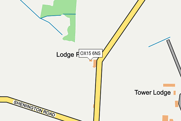 OX15 6NS map - OS OpenMap – Local (Ordnance Survey) OX15 6NS map - OS OpenMap – Local (Ordnance Survey)