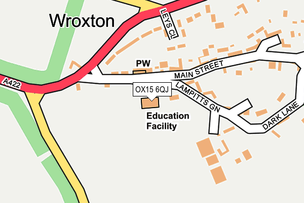 OX15 6QJ map - OS OpenMap – Local (Ordnance Survey)