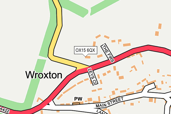 OX15 6QX map - OS OpenMap – Local (Ordnance Survey) OX15 6QX map - OS OpenMap – Local (Ordnance Survey)