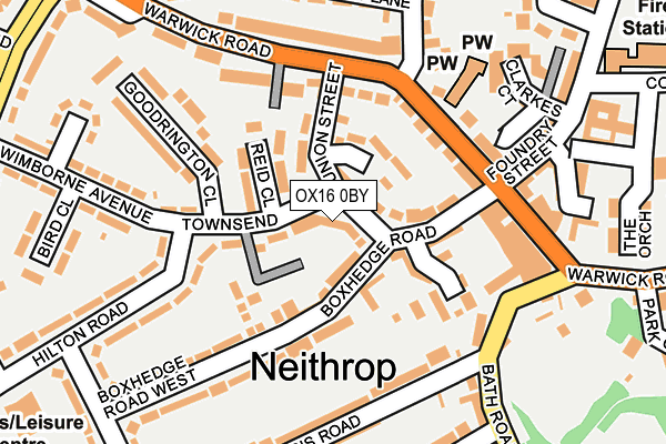 OX16 0BY map - OS OpenMap – Local (Ordnance Survey) OX16 0BY map - OS OpenMap – Local (Ordnance Survey)