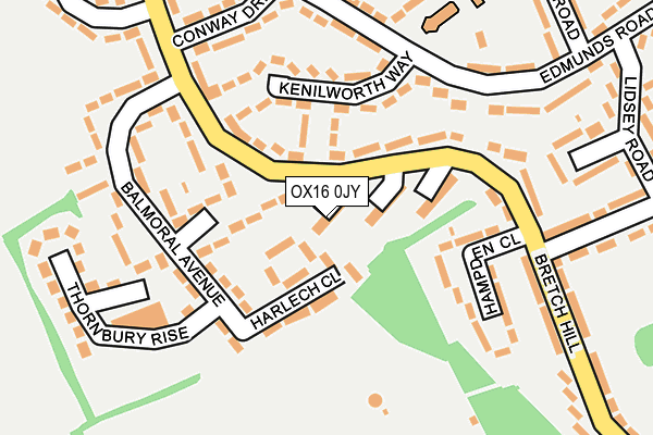 OX16 0JY map - OS OpenMap – Local (Ordnance Survey) OX16 0JY map - OS OpenMap – Local (Ordnance Survey)