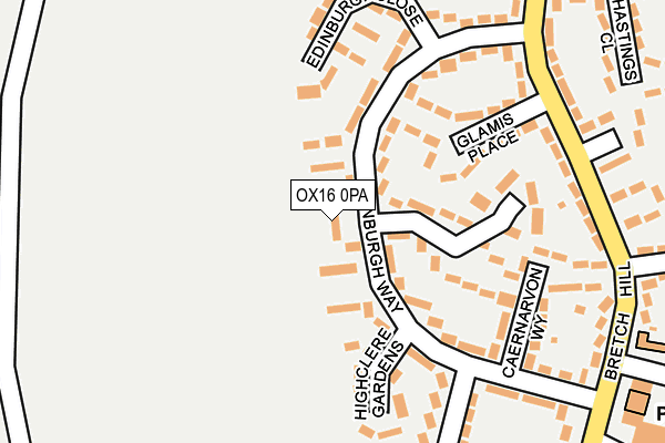 OX16 0PA map - OS OpenMap – Local (Ordnance Survey) OX16 0PA map - OS OpenMap – Local (Ordnance Survey)