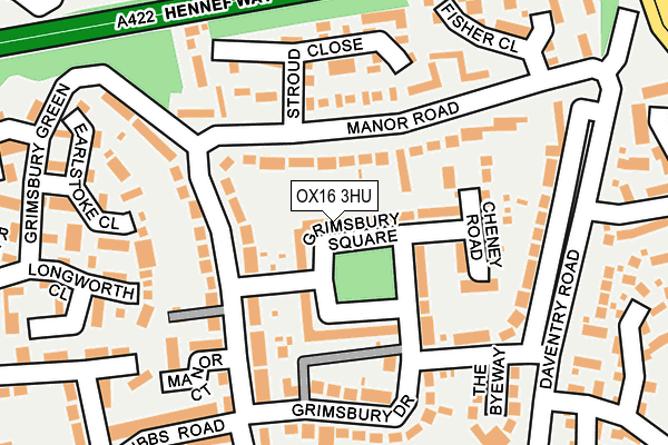 OX16 3HU map - OS OpenMap – Local (Ordnance Survey) OX16 3HU map - OS OpenMap – Local (Ordnance Survey)