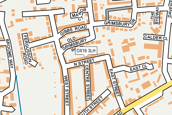 OX16 3LH map - OS OpenMap – Local (Ordnance Survey) OX16 3LH map - OS OpenMap – Local (Ordnance Survey)