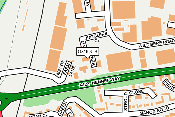 OX16 3TB map - OS OpenMap – Local (Ordnance Survey) OX16 3TB map - OS OpenMap – Local (Ordnance Survey)