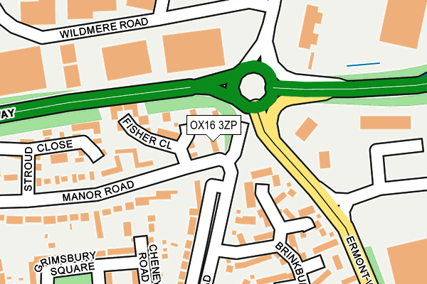 OX16 3ZP map - OS OpenMap – Local (Ordnance Survey) OX16 3ZP map - OS OpenMap – Local (Ordnance Survey)