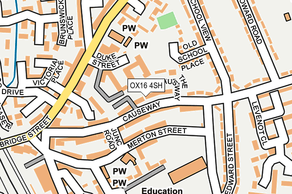 OX16 4SH map - OS OpenMap – Local (Ordnance Survey) OX16 4SH map - OS OpenMap – Local (Ordnance Survey)